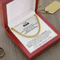 TO MY MAN STRAIGHTEN YOUR CROWN CUBAN LINK CHAIN