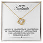 TO MY SOULMATE|LAST EVERYTHING LOVE KNOT NECKLACE