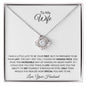 TO MY WIFE LOVE KNOT NECKLACE| I FOUND MY MISSING PIECE