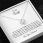 TO MY WIFE LOVE KNOT NECKLACE| I WANT TO BE YOUR LAST EVERYTHING