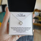 TO MY SOULMATE|LAST EVERYTHING LOVE KNOT NECKLACE