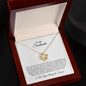 TO MY SOULMATE LOVE KNOT NECKLACE|PREPARED TO BE YOUR LAST EVERYTHING