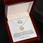 TO MY WIFE LOVE KNOT NECKLACE| I WANT TO BE YOUR LAST EVERYTHING