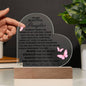 TO MY BEAUTIFUL DAUGHTER COLOR CHANGING LED NIGHT LIGHT|YOU WILL ALWAYS BE MY BABY GIRL