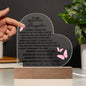 TO MY BEAUTIFUL DAUGHTER COLOR CHANGING LED NIGHT LIGHT|YOU WILL ALWAYS BE MY BABY GIRL