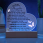TO MY BEAUTIFUL DAUGHTER COLOR CHANGING LED NIGHT LIGHT|YOU WILL ALWAYS BE MY BABY GIRL