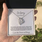I'M SORRY FOR HURTING YOU FOREVER LOVE NECKLACE