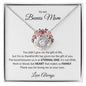 TO MY BONUS MOM LOVE KNOT NECKLACE (CHOOSE YOUR OWN DESIGN)
