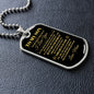 TO MY SON|I BELIEVE IN YOU|DOG TAG CHAIN