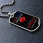 LEST WE FORGET DOG TAG CHAIN