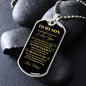 TO MY SON|I BELIEVE IN YOU|DOG TAG CHAIN