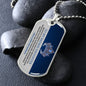 TO MY BADASS DAUGHTER DOG TAG NECKLACE