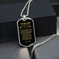 TO MY SON|I BELIEVE IN YOU|DOG TAG CHAIN