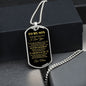TO MY SON|I BELIEVE IN YOU|DOG TAG CHAIN