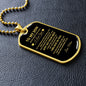 TO MY SON|I BELIEVE IN YOU|DOG TAG CHAIN