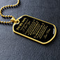 TO MY SON|I BELIEVE IN YOU|DOG TAG CHAIN