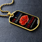 LEST WE FORGET VETERAN DOG TAG CHAIN