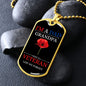 LEST WE FORGET DOG TAG CHAIN