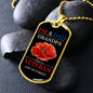 LEST WE FORGET VETERAN DOG TAG CHAIN