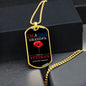 LEST WE FORGET DOG TAG CHAIN
