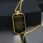 TO MY SON|I BELIEVE IN YOU|DOG TAG CHAIN