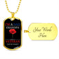 LEST WE FORGET DOG TAG CHAIN