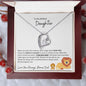 TO MY BONUS DAUGHTER FROM BONUS DAD FORVER LOVE NECKLACE|I WILL ALWAYS HAVE YOUR BACK