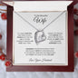 TO MY BEAUTIFUL WIFE|BEST THING FOREVER LOVE NECKLACE