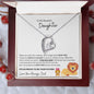 TO MY BEAUTIFUL DAUGHTER FOREVER LOVE NECKLACE FROM DAD|I WILL ALWAYS HAVE YOUR BACK