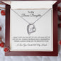 TO MY BONUS DAUGHTER|FOREVER LOVE NECKLACE