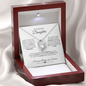 TO MY BEAUTIFUL DAUGHTER FOREVER LOVE NECKLACE