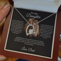 TO MY DAUGHTER|LION|FOREVER LOVE NECKLACE