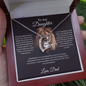 TO MY DAUGHTER|LION|FOREVER LOVE NECKLACE