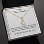 TO MY DAUGHTER|ALLURING BEAUTY NECKLACE