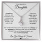 TO MY BEAUTIFUL DAUGHTER|ALLURING BEAUTY NECKLACE