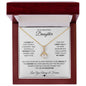 TO MY BEAUTIFUL DAUGHTER|ALLURING BEAUTY NECKLACE