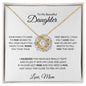 TO MY BEAUTIFUL DAUGHTER|LAST BREATH LOVE KNOT NECKLACE