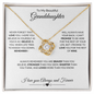 To My Beautiful Granddaughter|Love Knot Necklace