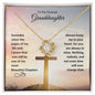 To My Dearest Granddaughter|Love Knot Necklace