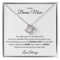 TO MY MOM LOVE KNOT NECKLACE|LOVE ALWAYS