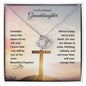 To My Dearest Granddaughter|Love Knot Necklace