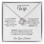 TO MY SMOKIN' HOT WIFE|BEST THING LOVE KNOT NECKLACE