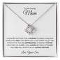 TO MY LOVING MOM LOVE KNOT NECKLACE| I WILL ALWAYS BE YOUR LITTLE BOY