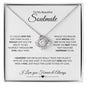 TO MY BEAUTIFUL SOULMATE|LOVE KNOT NECKLACE