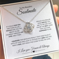 TO MY BEAUTIFUL SOULMATE|LOVE KNOT NECKLACE
