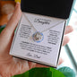 TO MY BEAUTIFUL DAUGHTER|LAST BREATH FROM DAD|LOVE KNOT NECKLACE