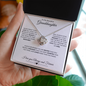 To My Beautiful Granddaughter|Love Knot Necklace