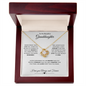 To My Beautiful Granddaughter|Love Knot Necklace