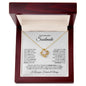 TO MY BEAUTIFUL SOULMATE LOVE KNOT NECKLACE|I FOUND MY MISSING PIECE