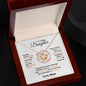 To My Lovely Daughter|Love Knot Necklace